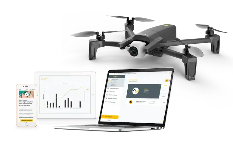 drone et logiciel web2vi